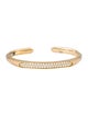 David Yurman 18K 1.11ctw Diamond Streamline Cuff Bracelet