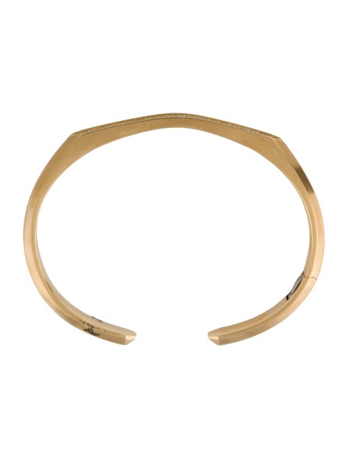 David Yurman 18K 1.11ctw Diamond Streamline Cuff Bracelet