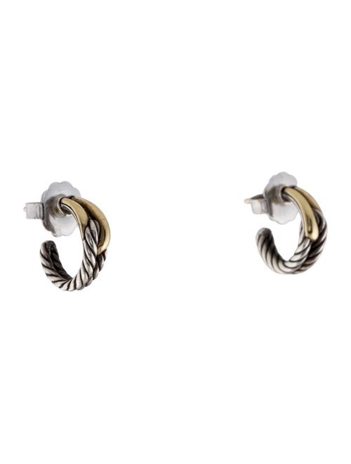 David Yurman Two-Tone Huggies