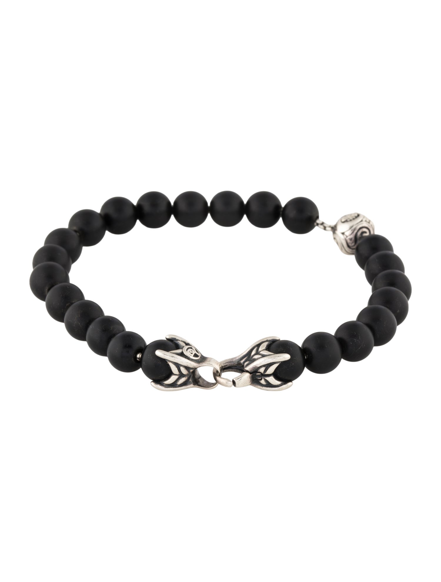 David Yurman Onyx Spiritual Bead Bracelet