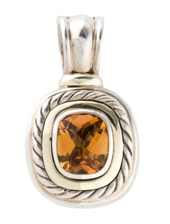 David Yurman Citrine Enhancer Pendant