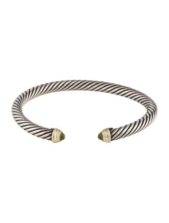 David Yurman Peridot Classic Cable Bracelet