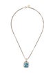 David Yurman Topaz & Diamond Albion Pendant Necklace