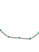 David Yurman Turquoise Cable Station Necklace