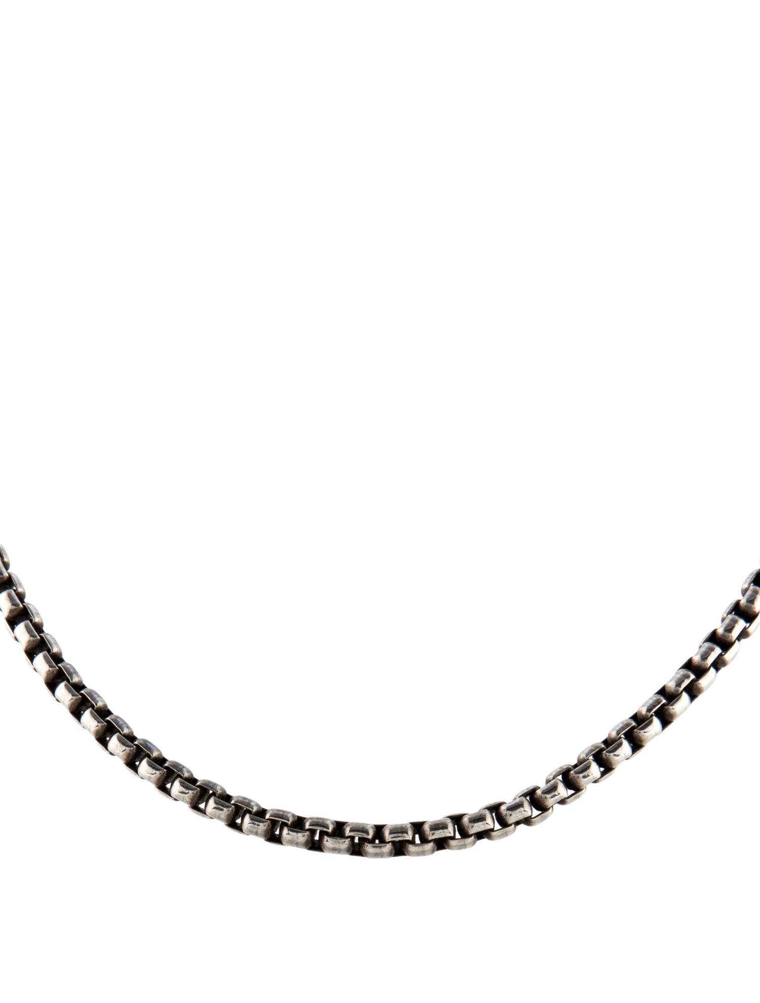 David Yurman Two-Tone Box Chain Necklace