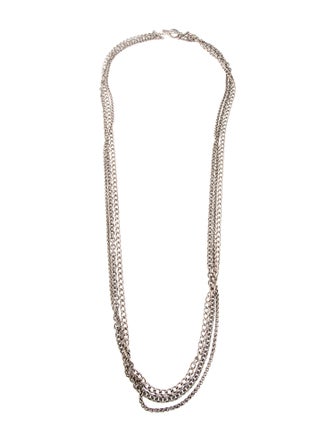 David Yurman Three-Row Chain Necklace