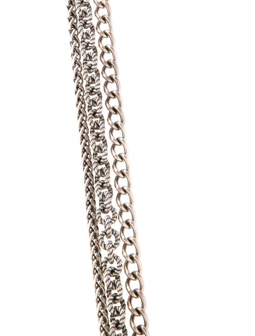 David Yurman Three-Row Chain Necklace