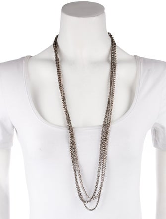 David Yurman Three-Row Chain Necklace