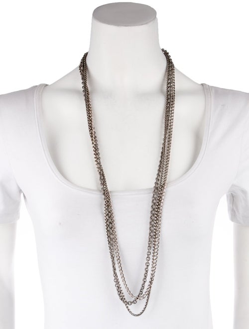 David Yurman Three-Row Chain Necklace