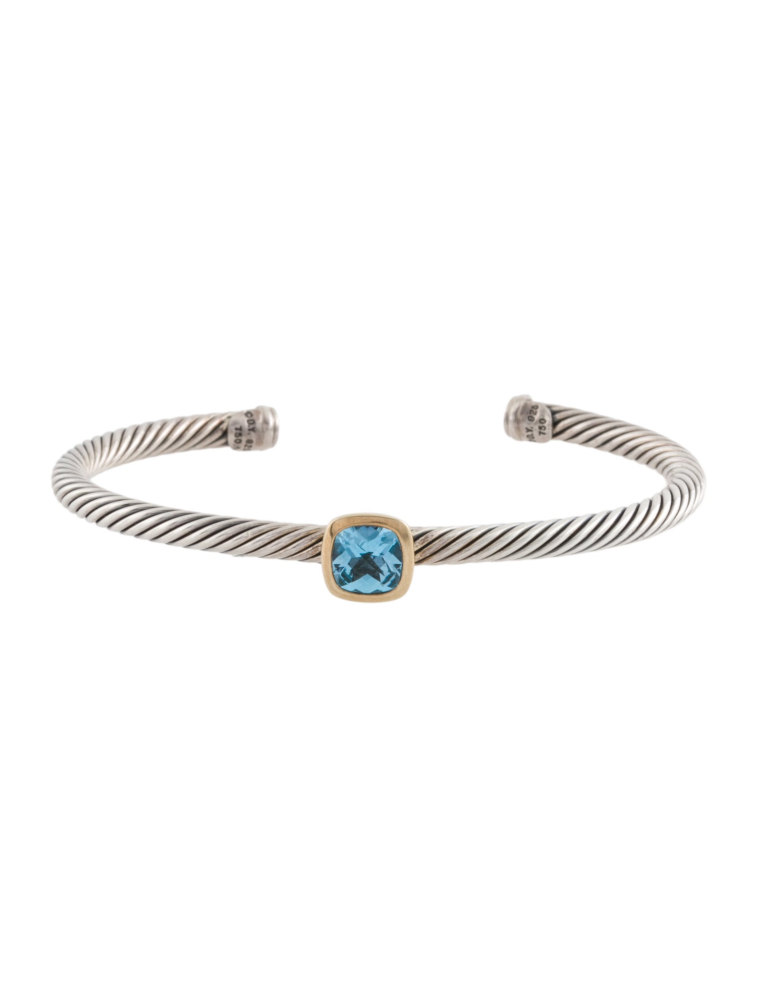 David Yurman Topaz Noblesse Cuff Bracelet