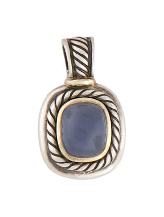 David Yurman Chalcedony Albion Enhancer Pendant