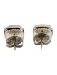 David Yurman Smoky Quartz & Diamond Stud Earrings