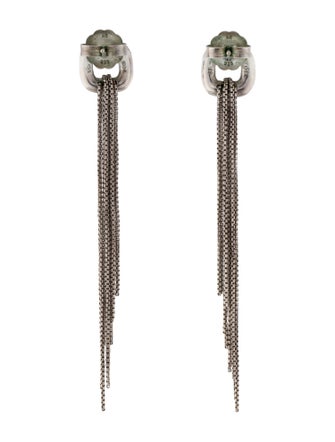 David Yurman Diamond Fringe Tassel Earrings