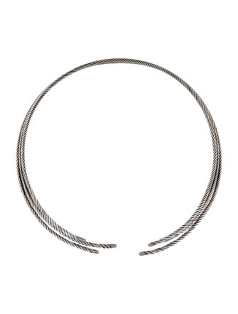David Yurman Open Three Row Collar Necklace