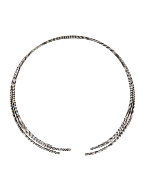 David Yurman Open Three Row Collar Necklace