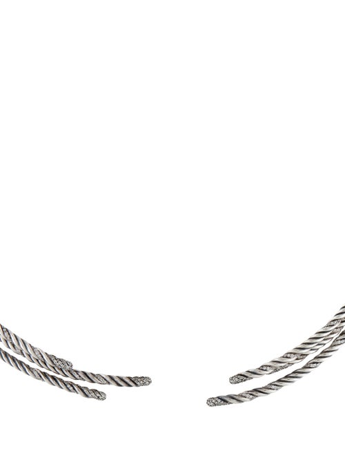 David Yurman Open Three Row Collar Necklace