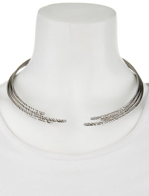 David Yurman Open Three Row Collar Necklace