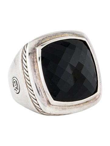 David Yurman Cocktail Ring Onyx 7