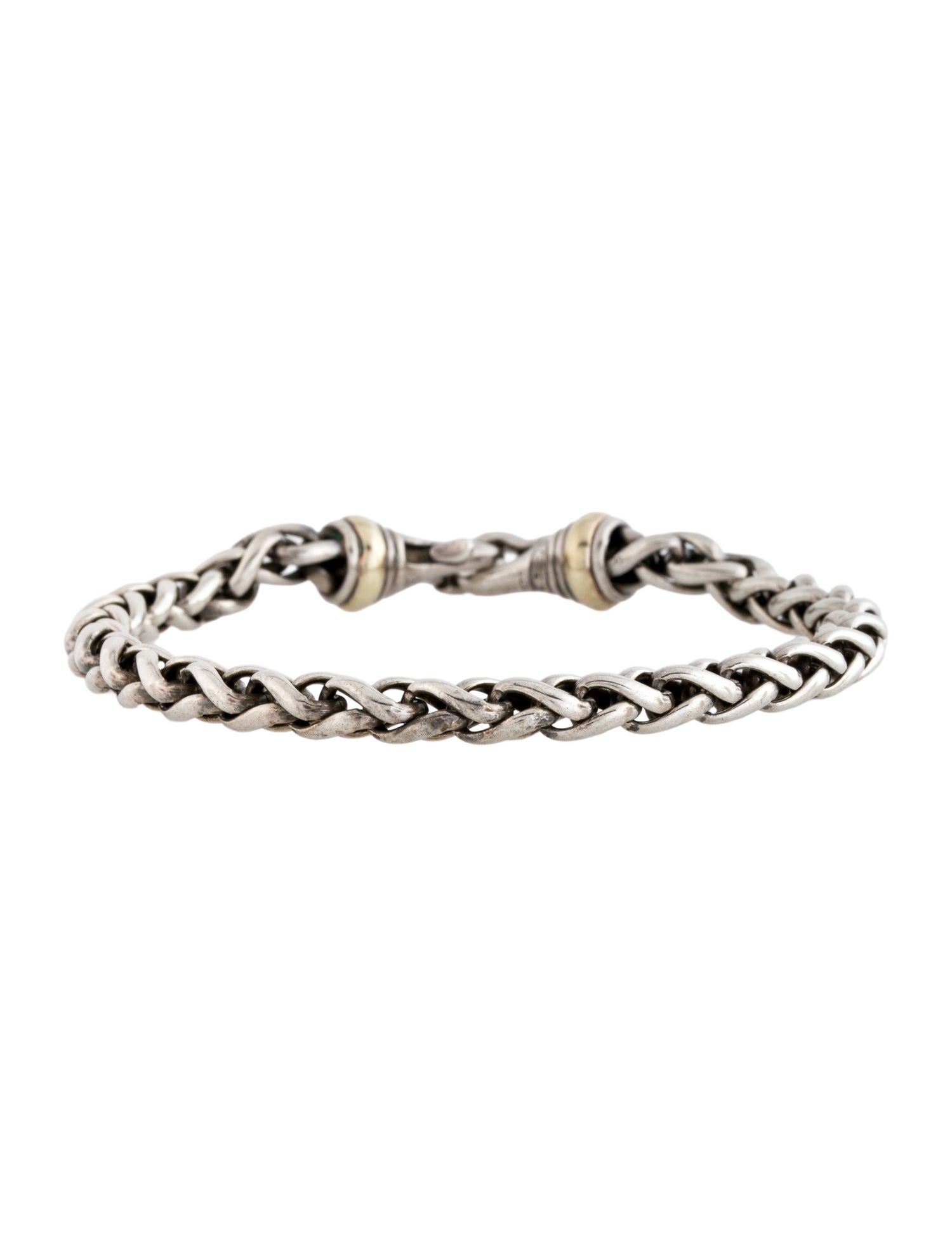 David Yurman Two-Tone Wheat Chain Bracelet