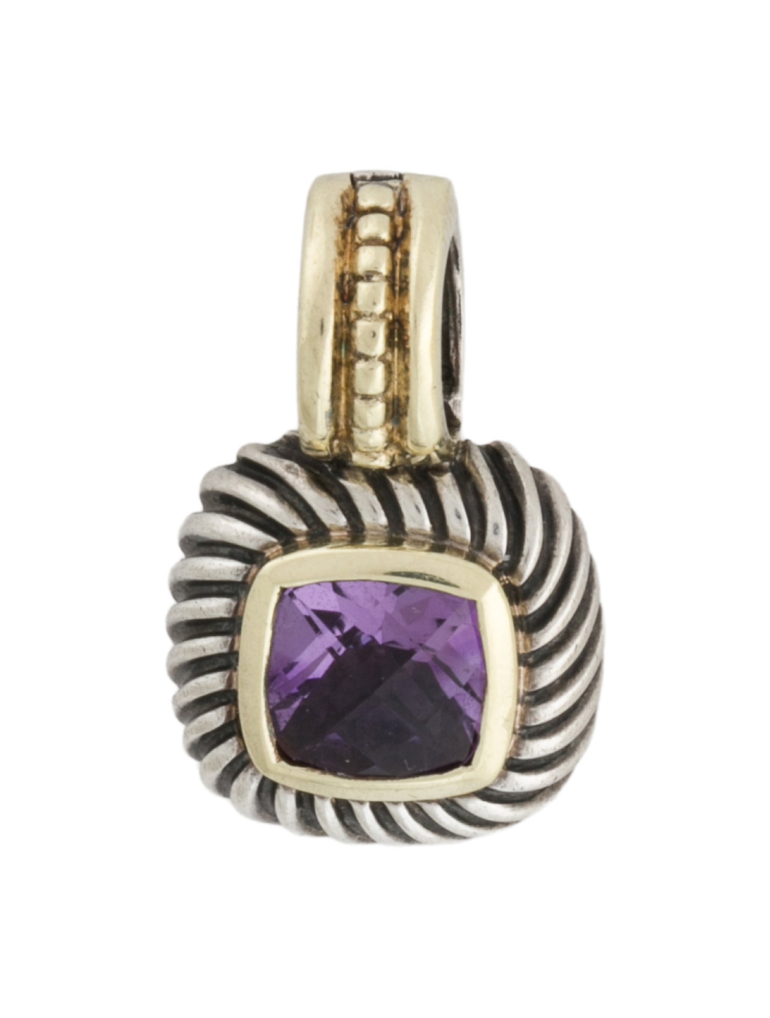 David Yurman Amethyst Albion® Enhancer Pendant