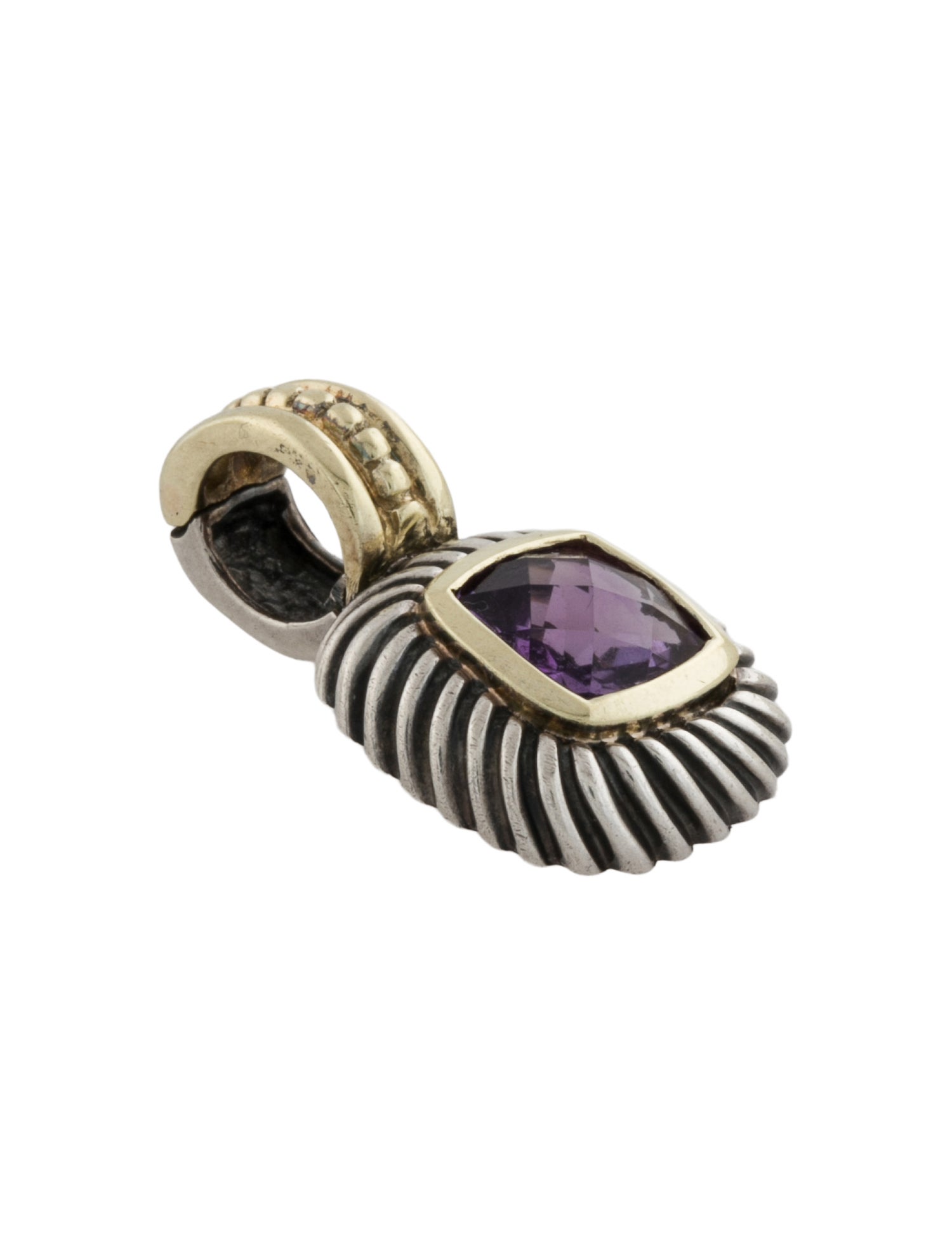 David Yurman Amethyst Albion® Enhancer Pendant