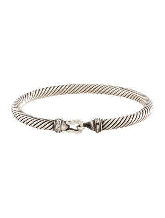 David Yurman Diamond Buckle Bangle