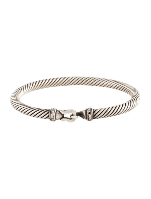 David Yurman Diamond Buckle Bangle
