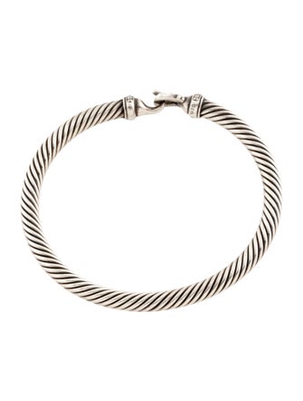 David Yurman Diamond Buckle Bangle