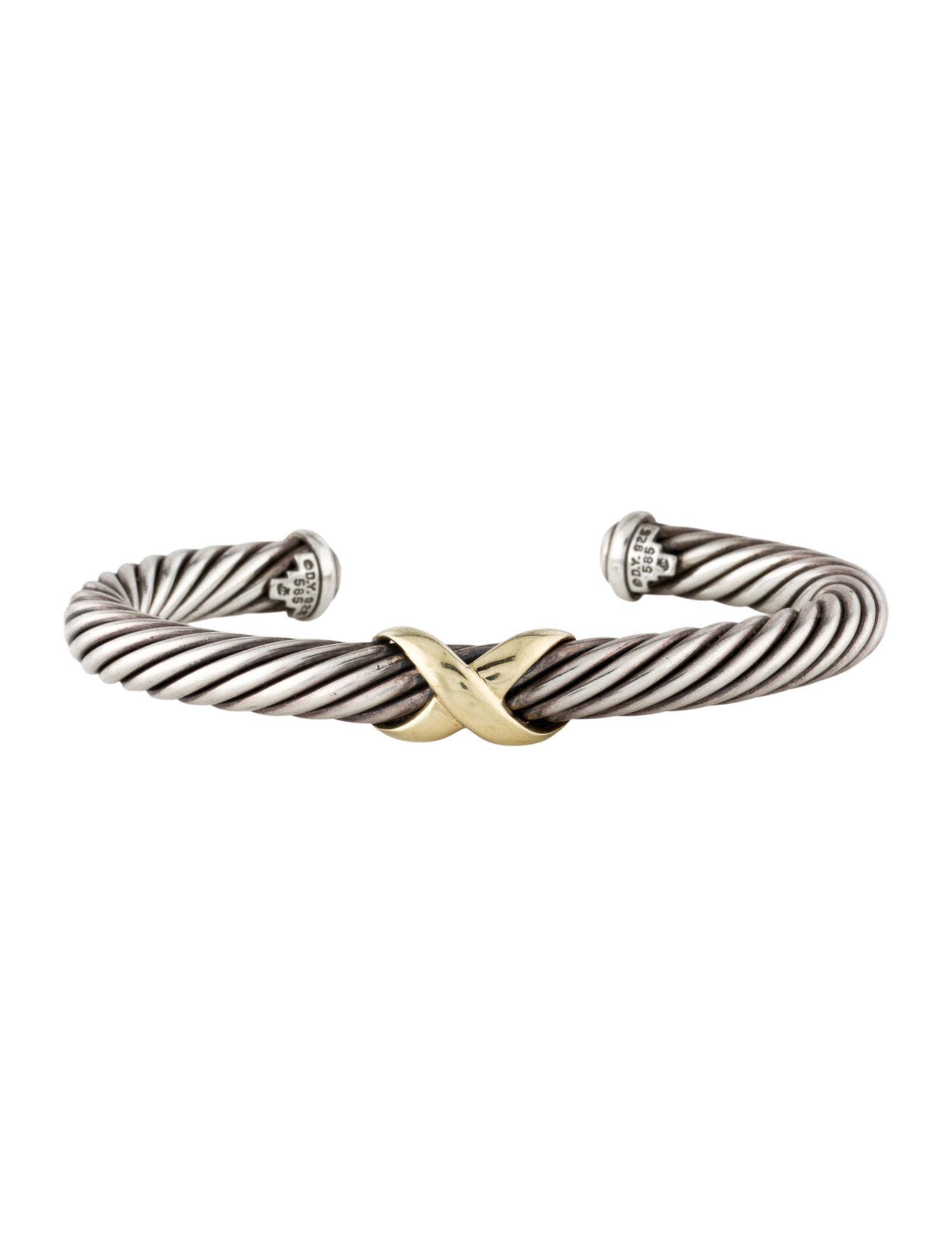 David Yurman X Classic Cable Station Bracelet