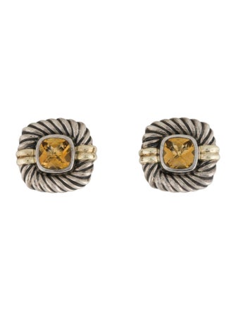 David Yurman Citrine Clip-On Earrings