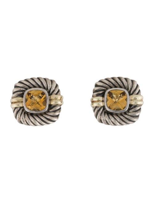 David Yurman Citrine Clip-On Earrings