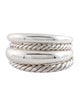 David Yurman Pure Form Four Row Cuff Bracelet