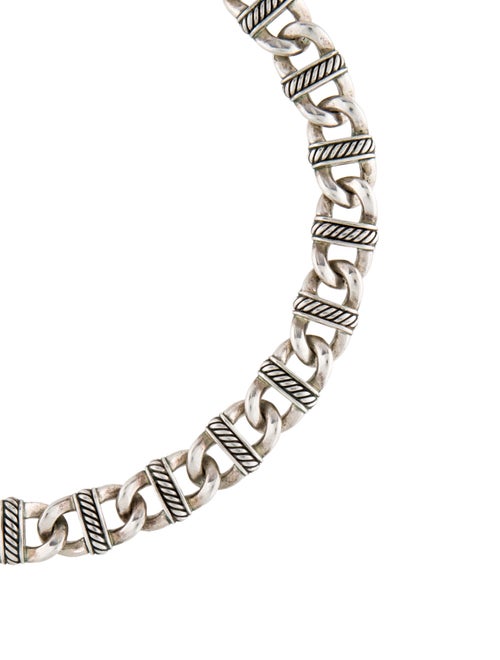 David Yurman Oval Cable Link Chain Necklace