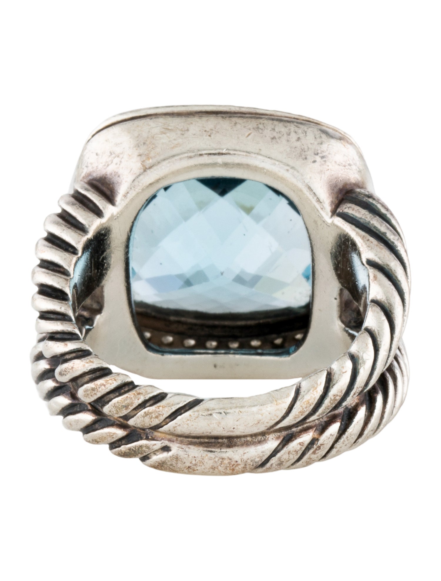 David Yurman Topaz & Diamond Albion Cocktail Ring