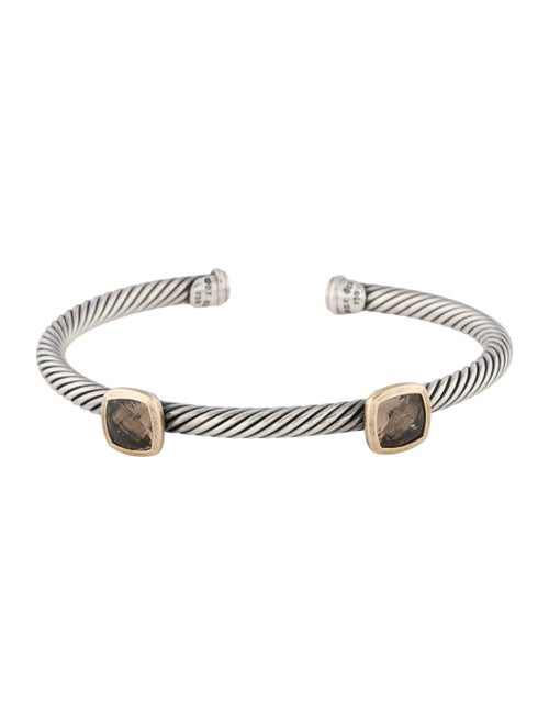 David Yurman Smoky Quartz Two Station Bracelet