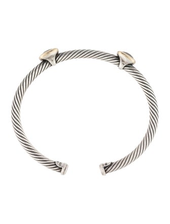 David Yurman Smoky Quartz Two Station Bracelet