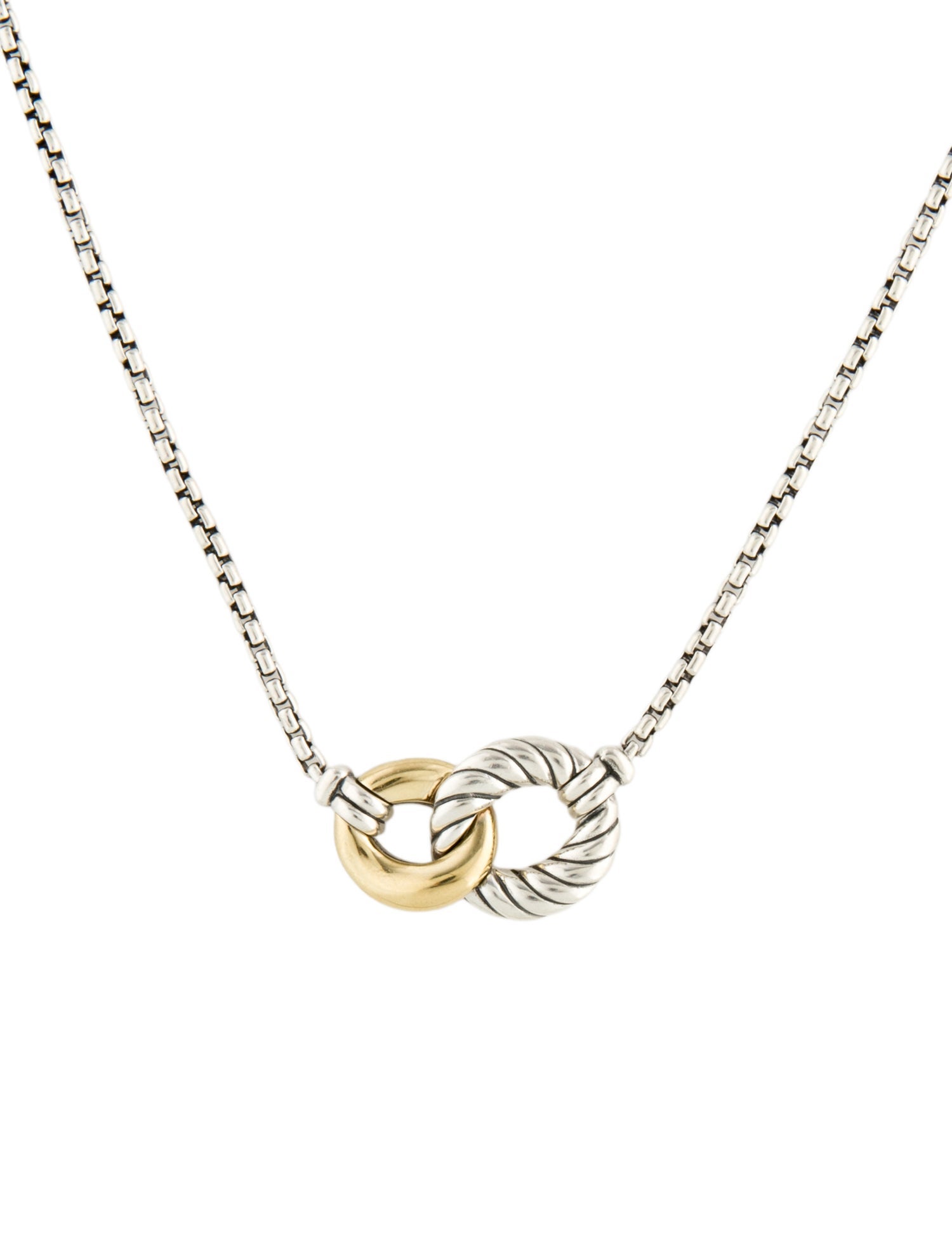 David Yurman Two-Tone Belmont® Curb Link Necklace