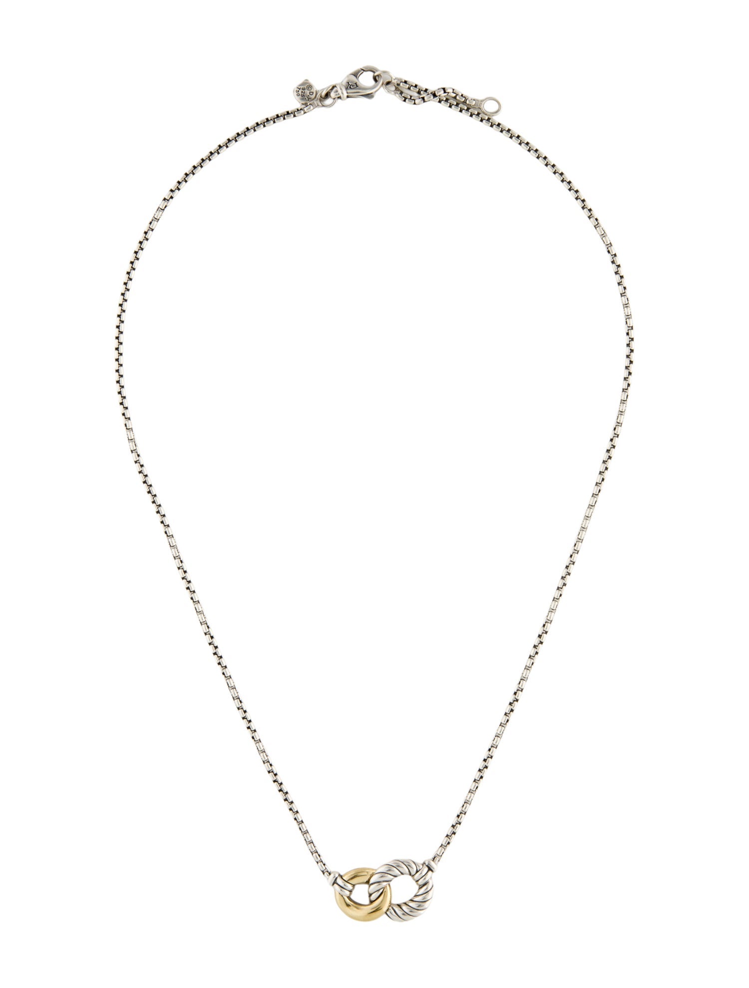 David Yurman Two-Tone Belmont® Curb Link Necklace
