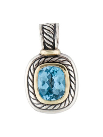 David Yurman Topaz Albion Enhancer Pendant