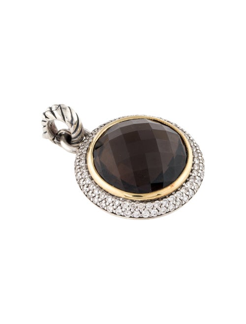 David Yurman Smoky Quartz & Diamond Cerise Pendant
