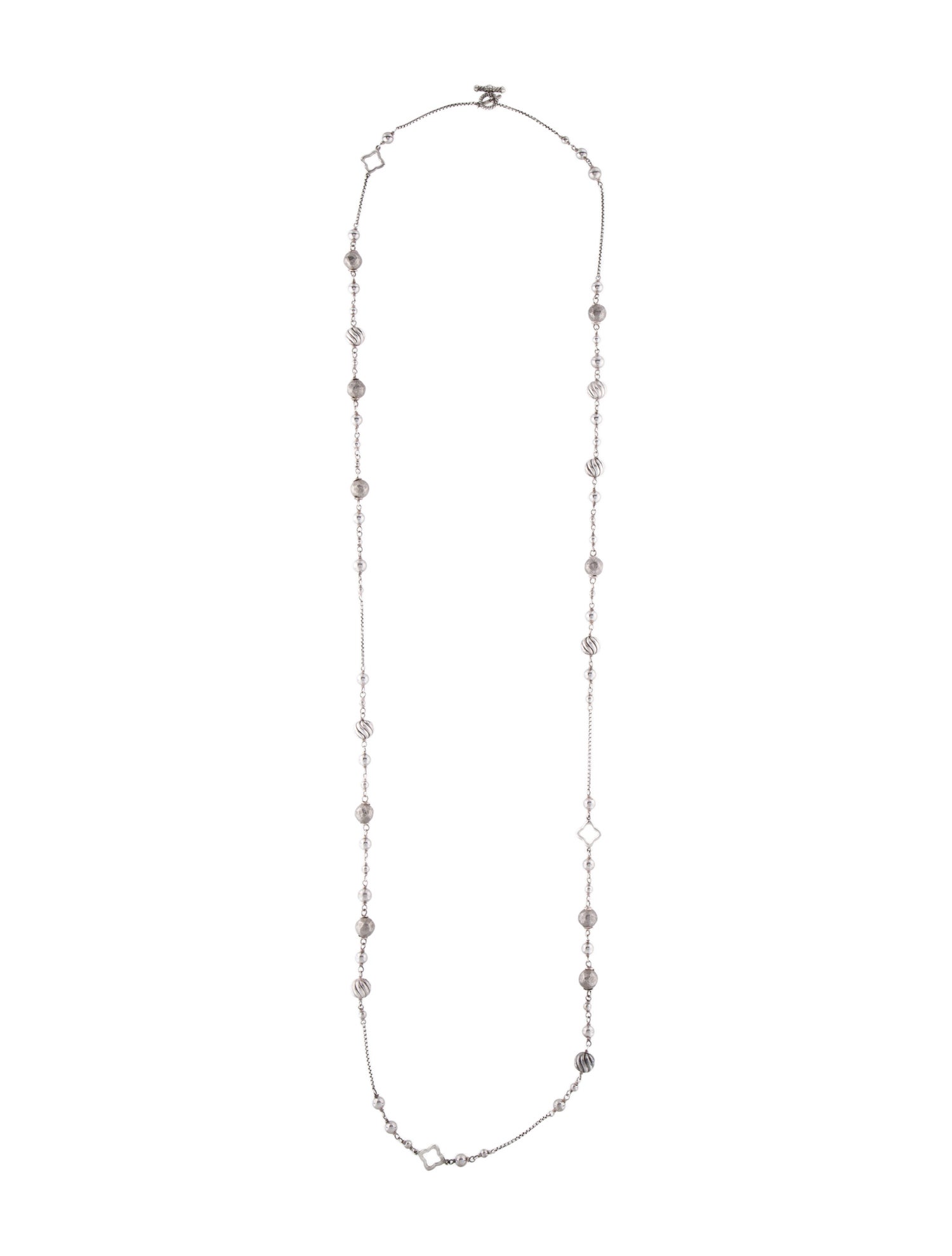 David Yurman Quatrefoil Station Necklace