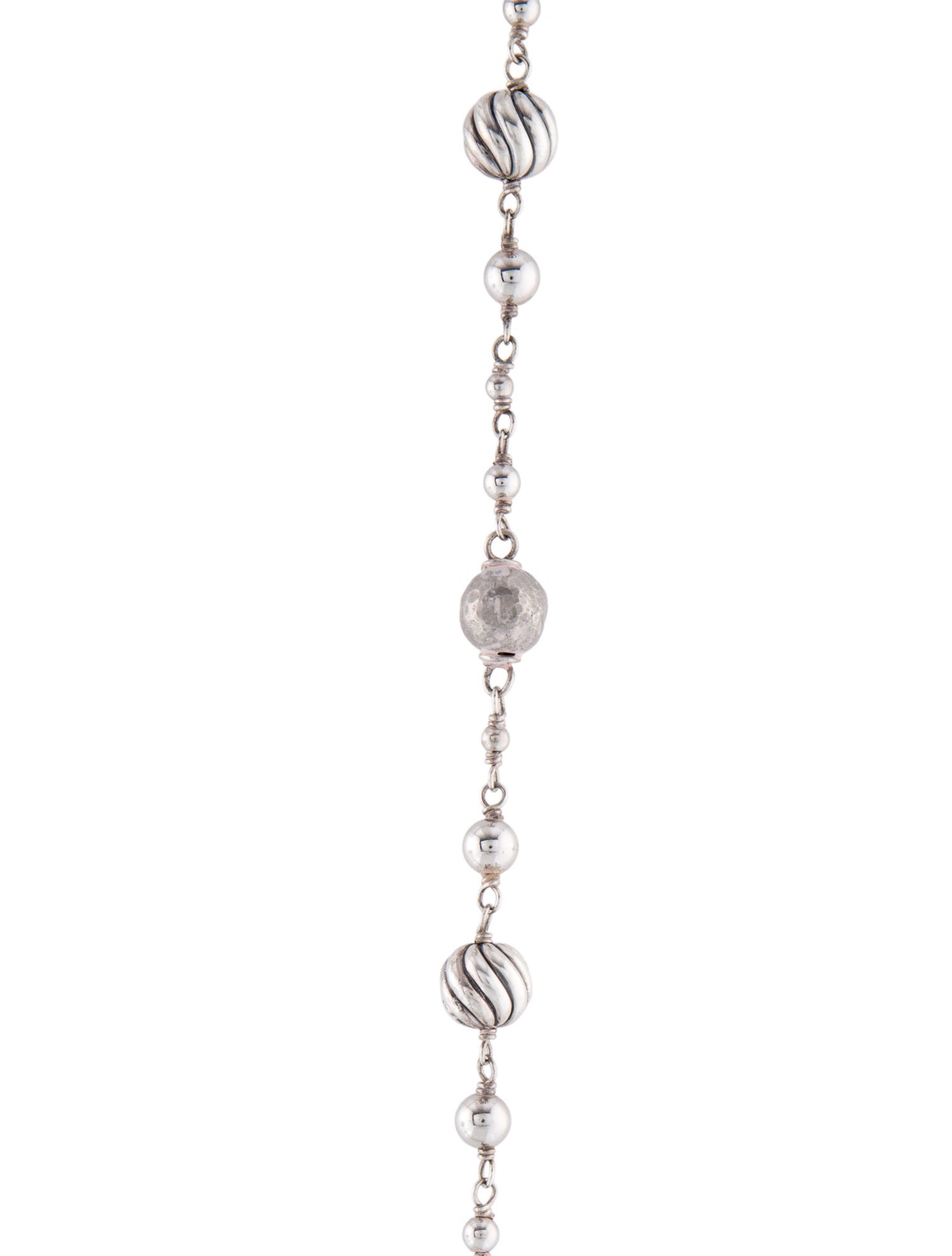 David Yurman Quatrefoil Station Necklace