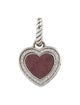 David Yurman Rhodonite & Diamond Heart Pendant