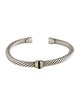 David Yurman Sapphire Cable Cuff Bracelet