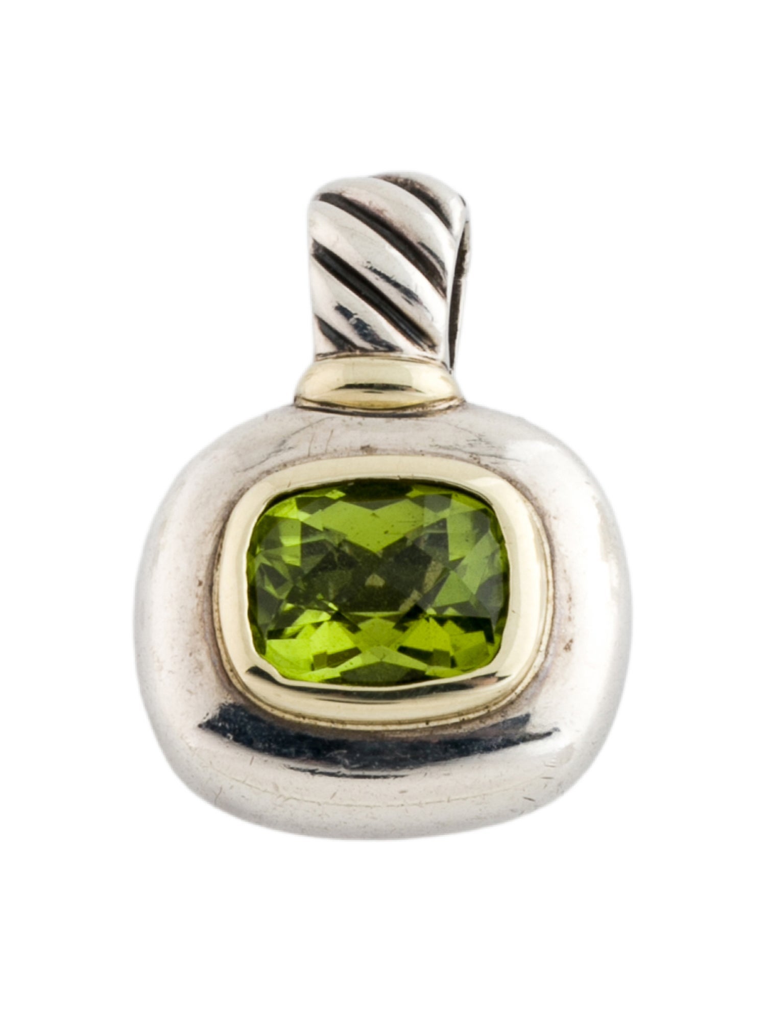 David Yurman Peridot Enhancer Pendant