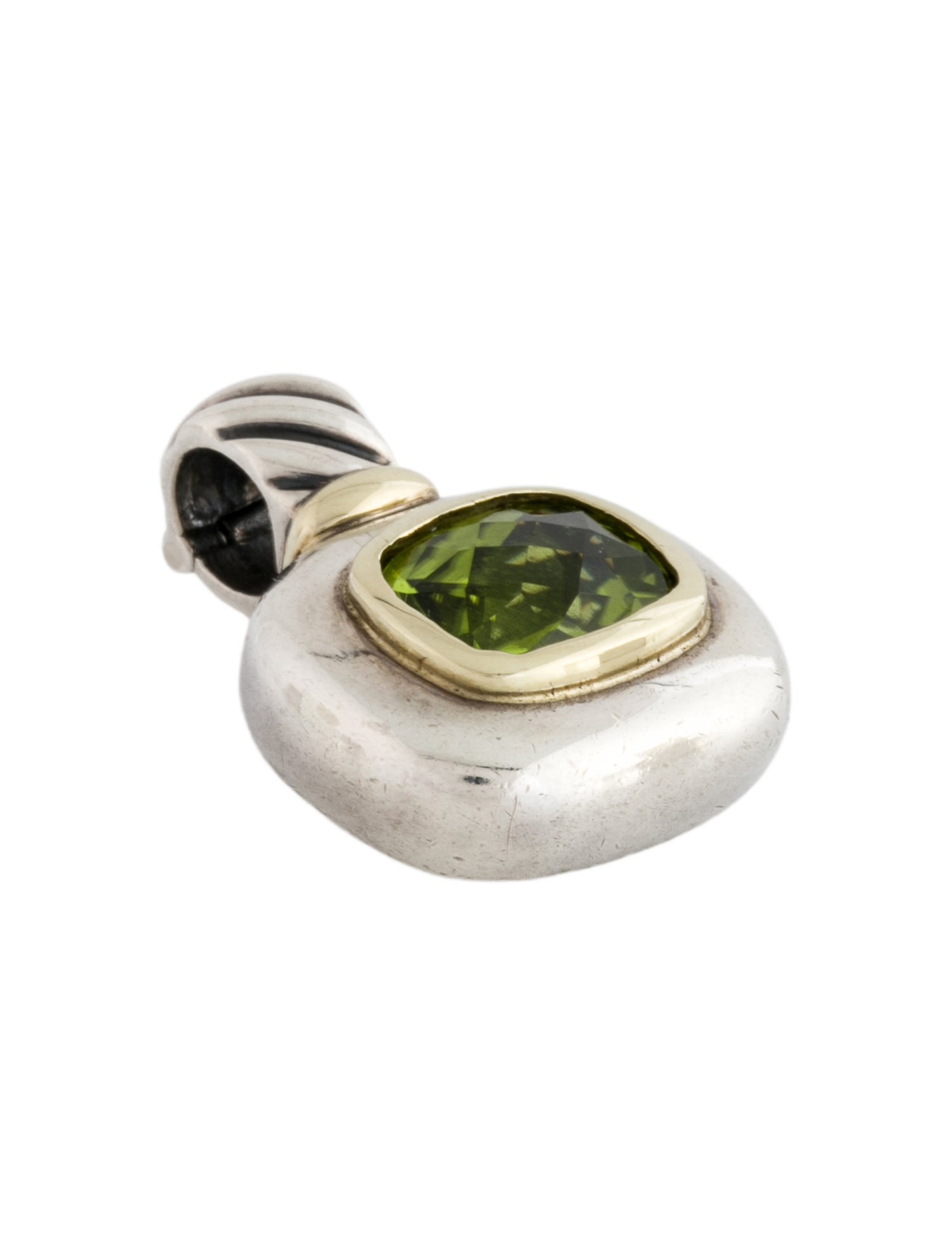 David Yurman Peridot Enhancer Pendant