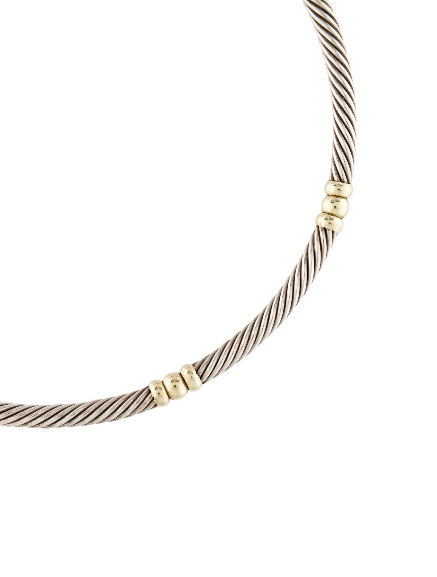 David Yurman Two-Tone Metro Necklace