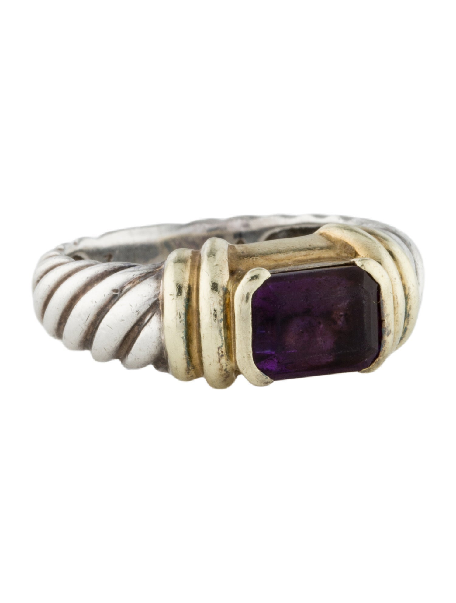 David Yurman Amethyst Cable Band