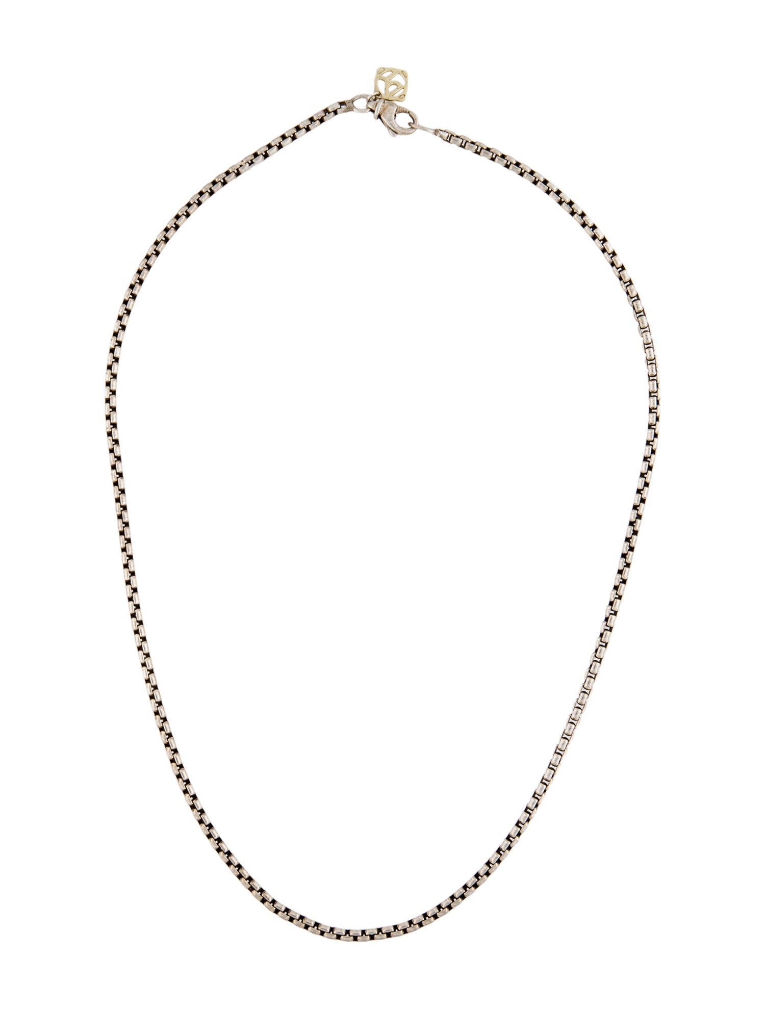 David Yurman Box Chain Necklace