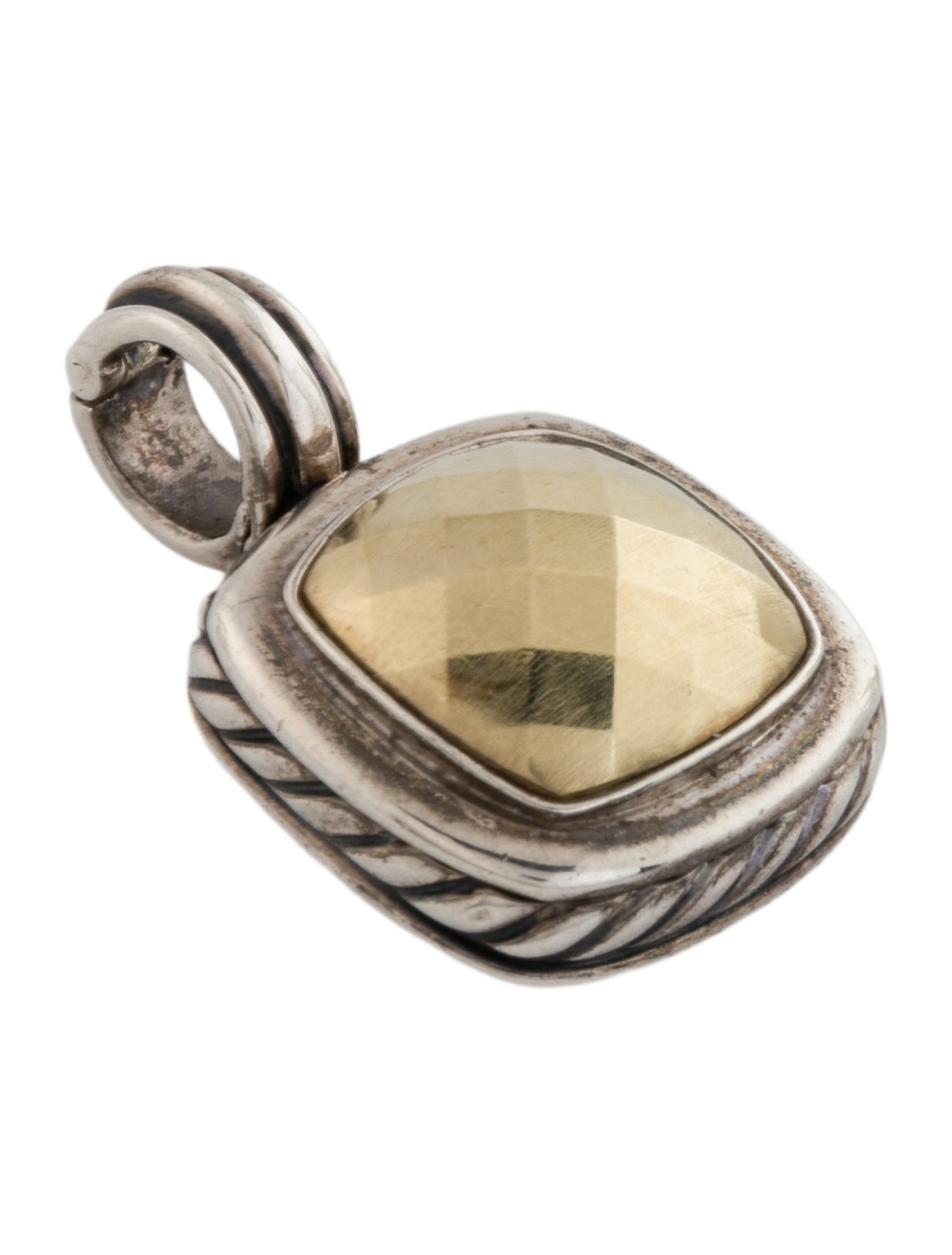 David Yurman Two-Tone Dome Albion Pendant